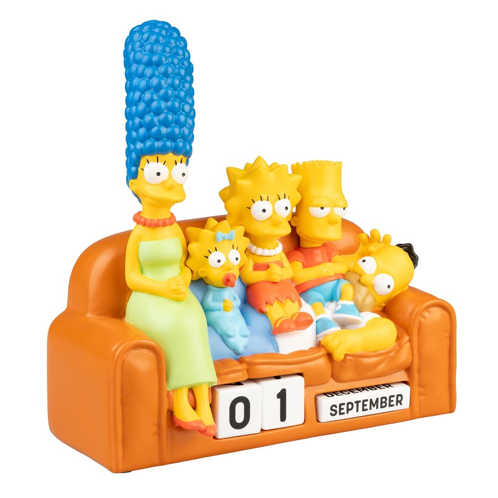 Grupo Erik The Simpsons - Family 3D Perpetual Calendrier - Multicolore